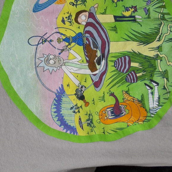 Grey Ricky and Morty size mens medium short sleeve crew neck t shirt - Picture 4 of 13